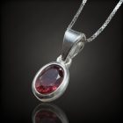 Turmalin ezüst medál