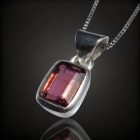 Turmalin ezüst medál