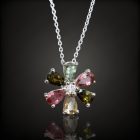 Turmalin ezüst medál