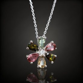 Turmalin ezüst medál