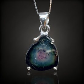 Turmalin ezüst medál