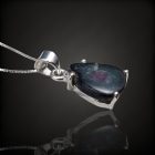 Turmalin ezüst medál