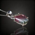 Turmalin ezüst medál