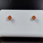 Zafír ezüst fülbevaló