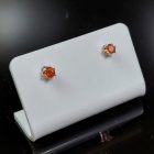 Zafír ezüst fülbevaló