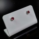 Zafír ezüst fülbevaló