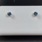 Zafír ezüst fülbevaló