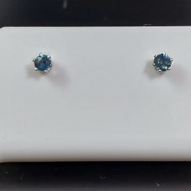 Zafír ezüst fülbevaló