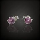 Zafír ezüst fülbevaló