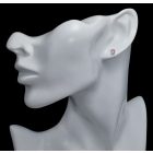 Zafír ezüst fülbevaló