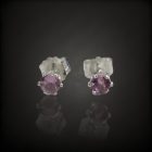 Zafír ezüst fülbevaló