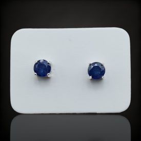 Zafír ezüst fülbevaló