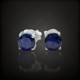 Zafír ezüst fülbevaló
