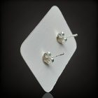 Zafír ezüst fülbevaló