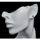 Zafír ezüst fülbevaló