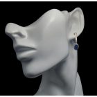 Zafír ezüst fülbevaló