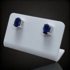 Zafír ezüst fülbevaló