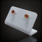 Zafír ezüst fülbevaló