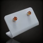 Zafír ezüst fülbevaló