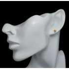 Zafír ezüst fülbevaló