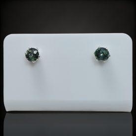 Zafír ezüst fülbevaló