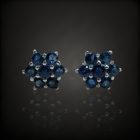 Zafír ezüst fülbevaló