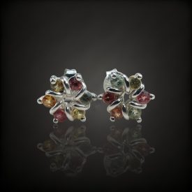 Zafír ezüst fülbevaló