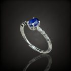 Zafír ezüst gyűrű