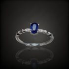 Zafír ezüst gyűrű