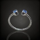 Zafír ezüst gyűrű