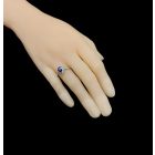 Zafír ezüst gyűrű