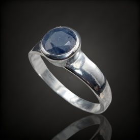 Zafír ezüst gyűrű