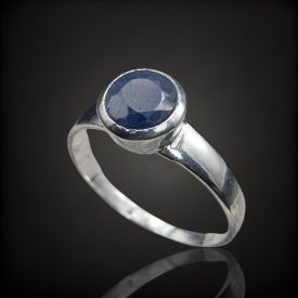 Zafír ezüst gyűrű