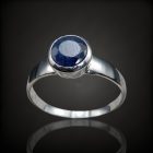 Zafír ezüst gyűrű