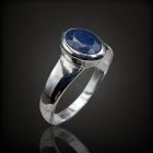 Zafír ezüst gyűrű