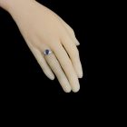 Zafír ezüst gyűrű