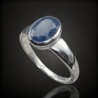 Zafír ezüst gyűrű