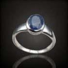 Zafír ezüst gyűrű