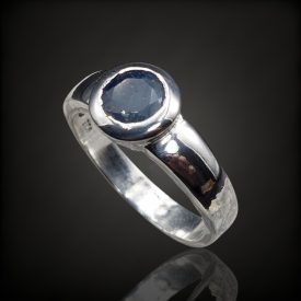 Zafír ezüst gyűrű