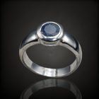 Zafír ezüst gyűrű