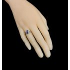 Zafír ezüst gyűrű