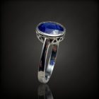 Zafír ezüst gyűrű