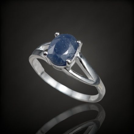 Zafír ezüst gyűrű