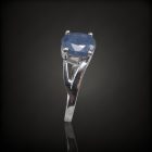 Zafír ezüst gyűrű