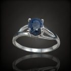 Zafír ezüst gyűrű