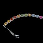 Zafír ezüst karkötő