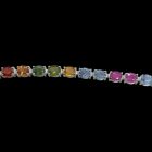 Zafír ezüst karkötő