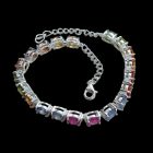 Zafír ezüst karkötő