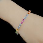 Zafír ezüst karkötő