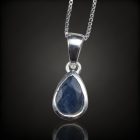 Zafír ezüst medál